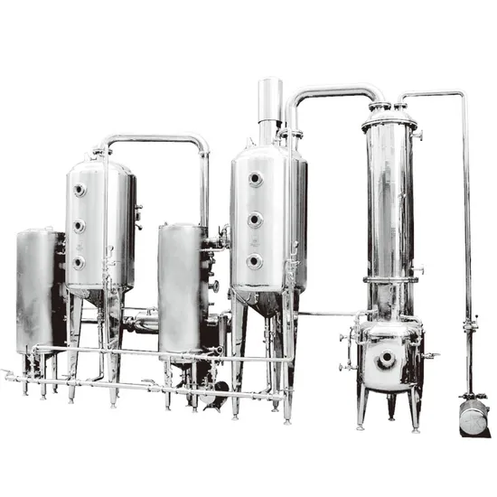 Energy Saving Vacuum Low Temperature Industrial Falling Film Evaporator Crystallizer Concentrator Machine