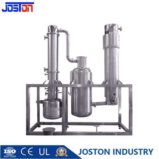 Energy Saving Vacuum Low Temperature Industrial Falling Film Evaporator Crystallizer Concentrator Machine